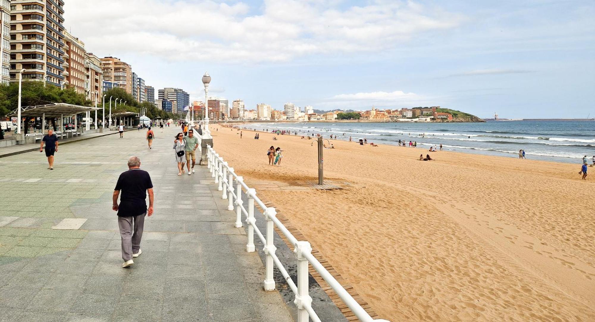 Espacio Moderno En Gijon Playa Kültér fotó